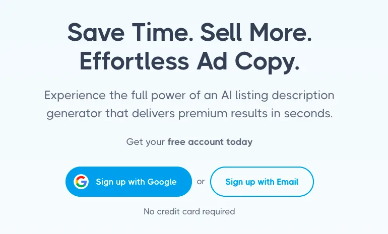 Сайт ListingCopy.ai