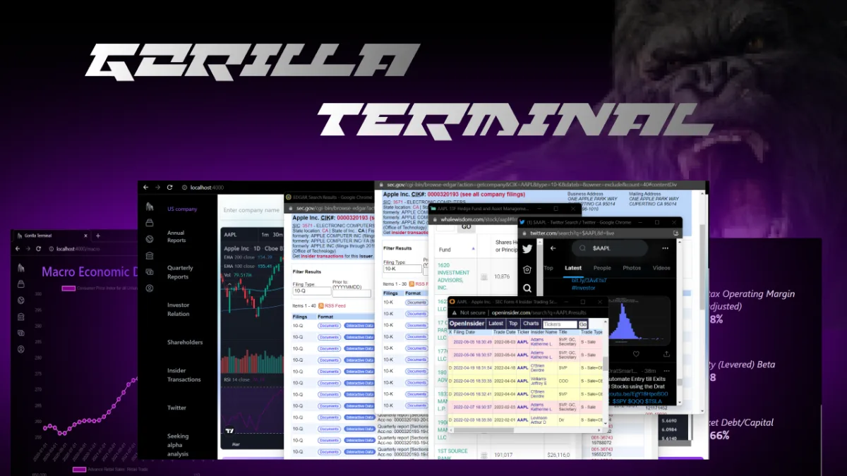 Сайт Gorilla Terminal