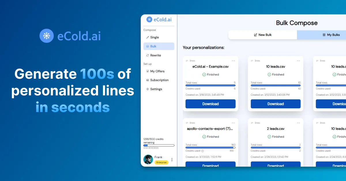 Сайт eCold.ai