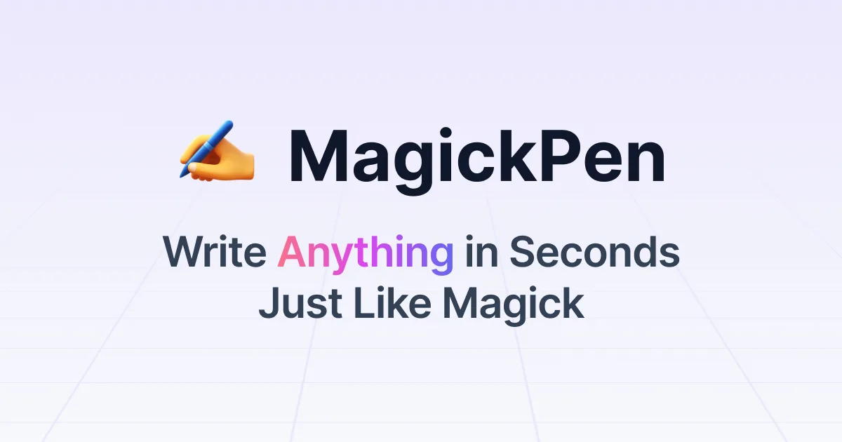 Сайт MagickPen