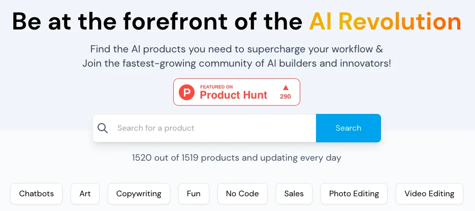 Сайт AI Awesome