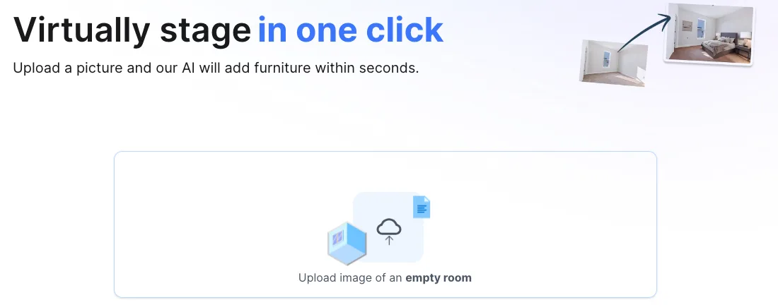 Сайт Virtual Staging AI