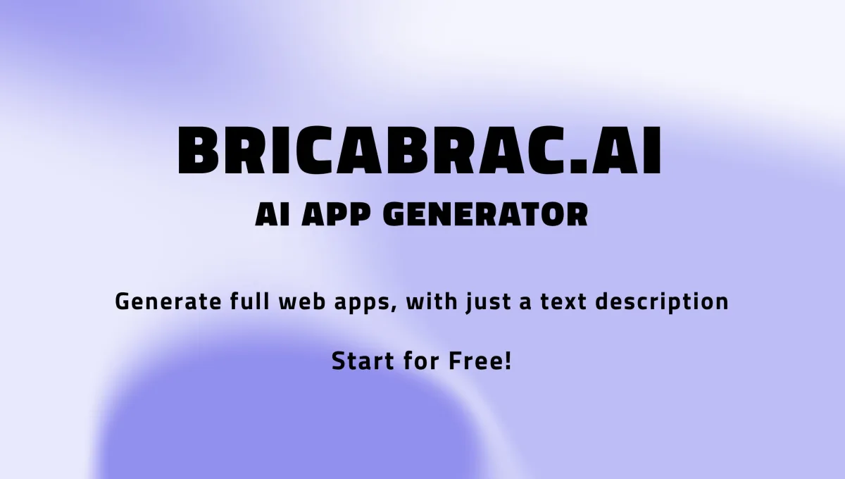 Сайт Bricabrac AI