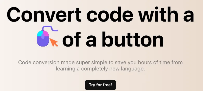 Сайт CodeConvert AI