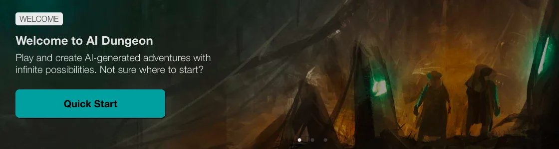 Сайт AI Dungeon