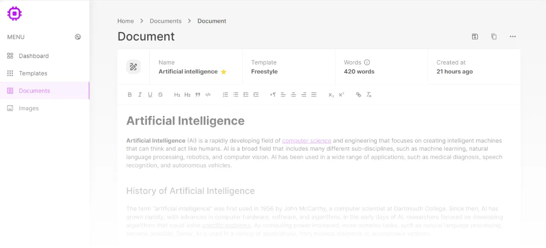 Сайт Templify.ai