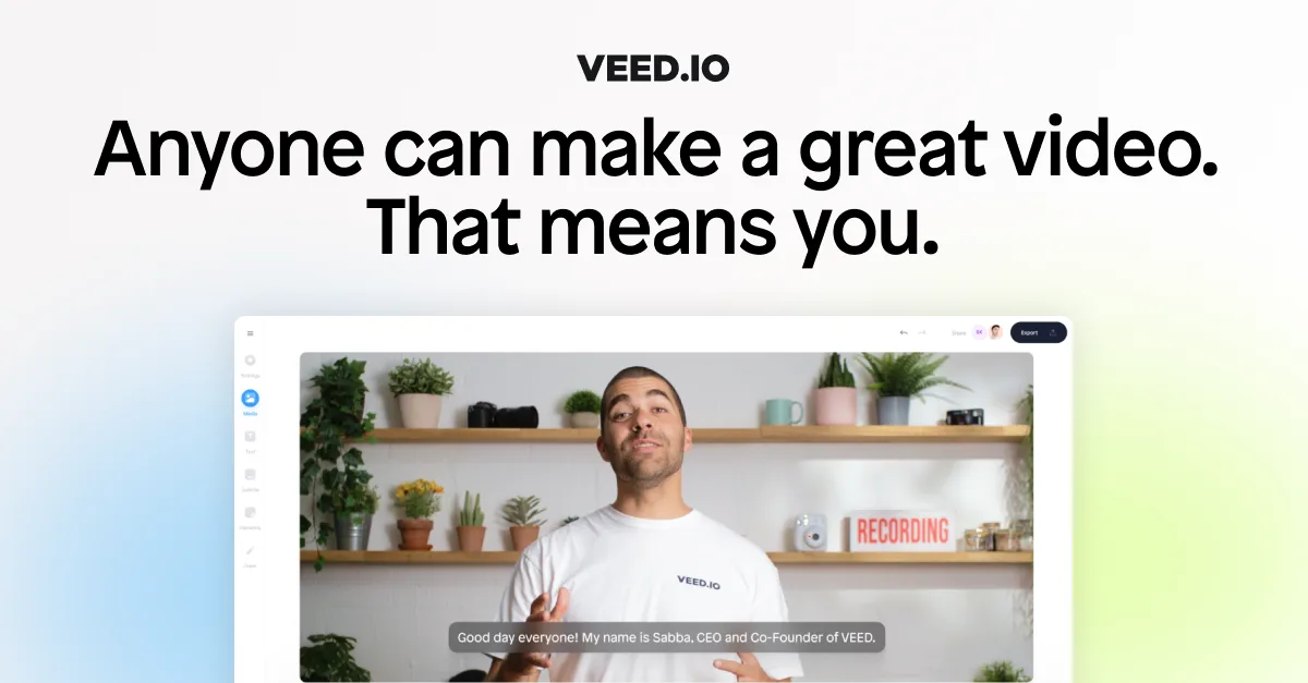 Сайт VEED