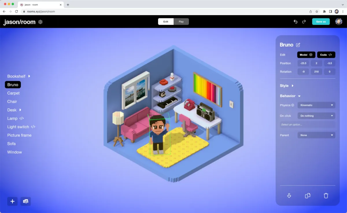 Сайт Rooms