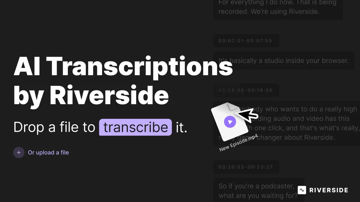 Сайт Riverside Transcriptions