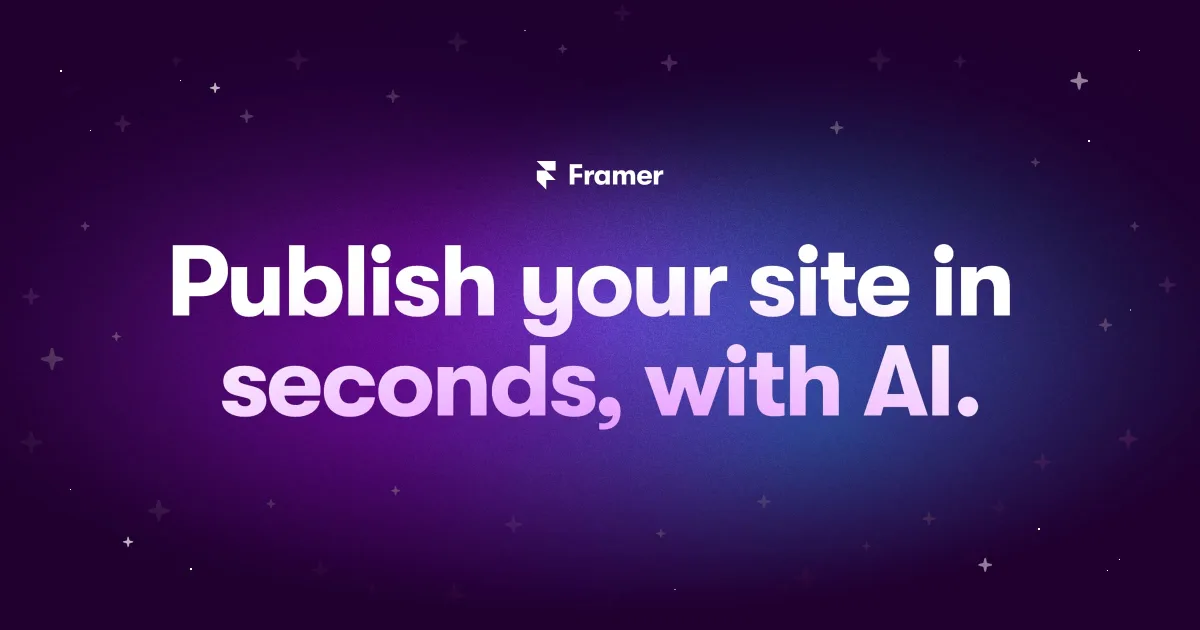 Сайт Framer AI