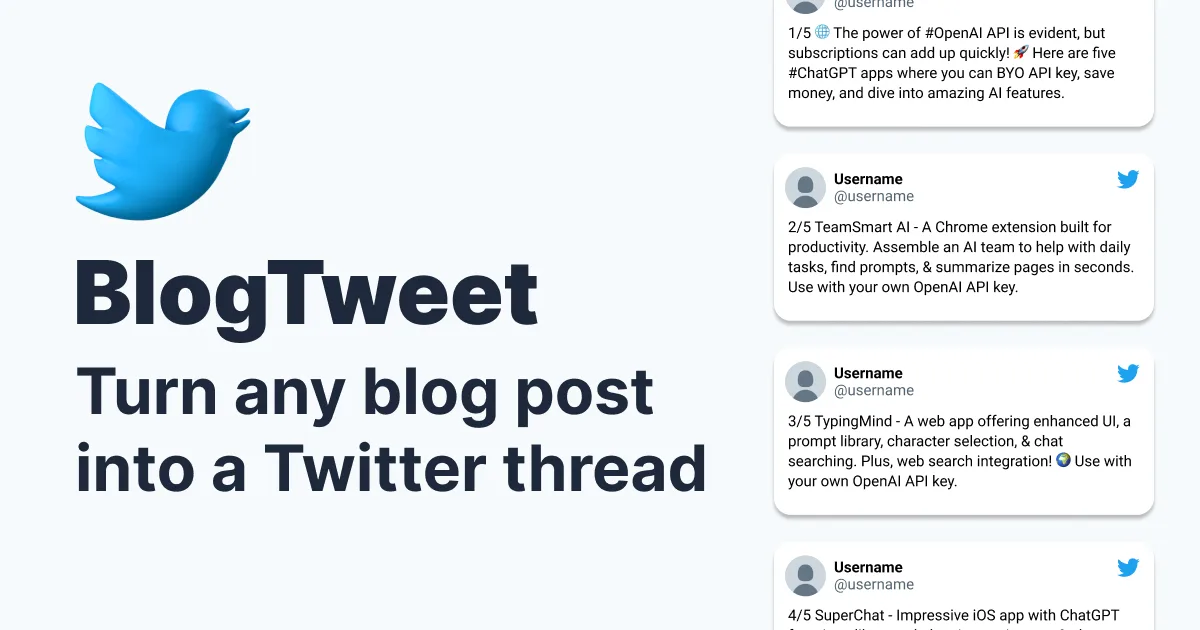 Сайт BlogTweet