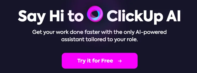 Сайт ClickUp AI Writing Assistant