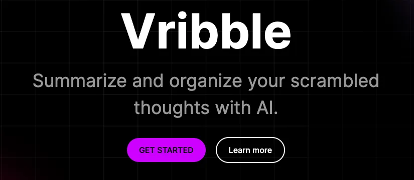 Сайт VribbleAI