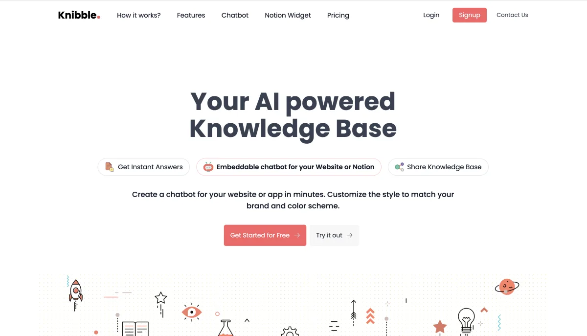 Сайт Knibble.ai