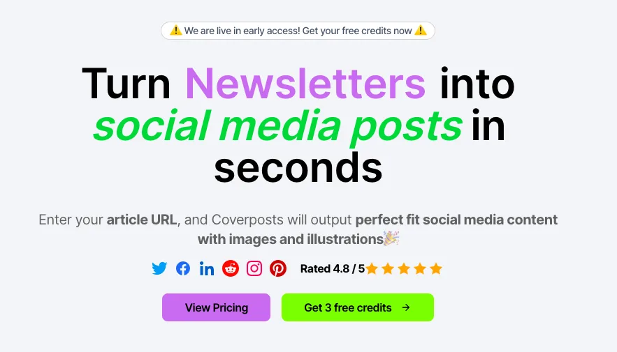 Сайт Coverposts