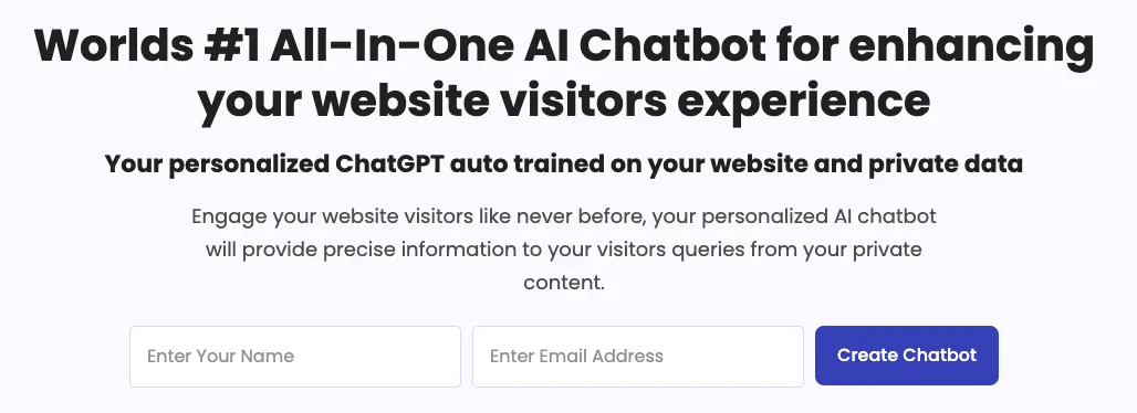 Сайт Build Chatbot