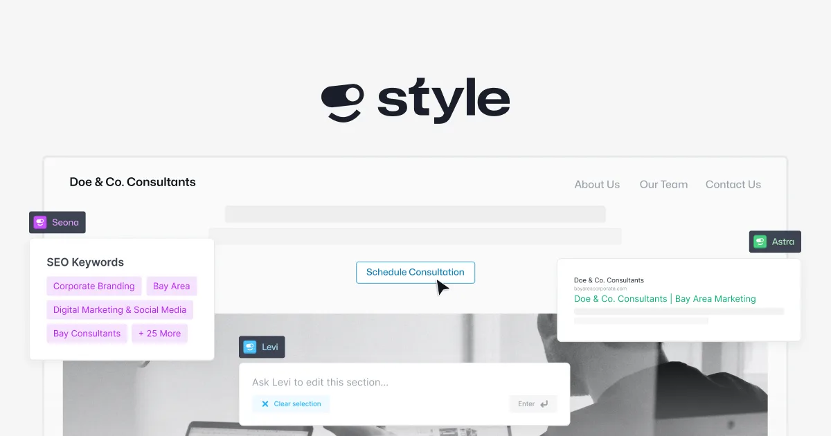 Сайт StyleAI
