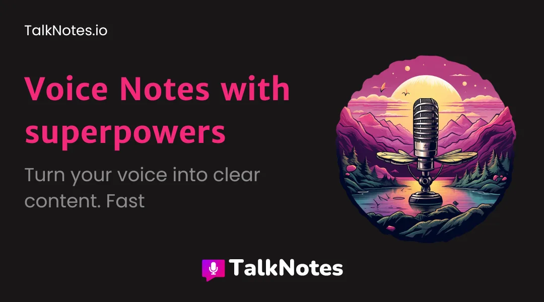 Сайт TalkNotes