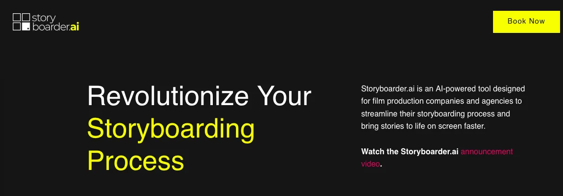 Сайт Storyboarder.ai