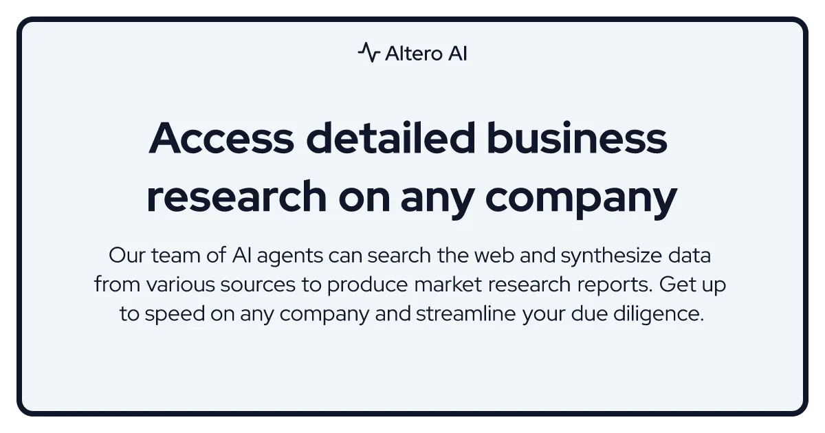 Сайт Altero AI