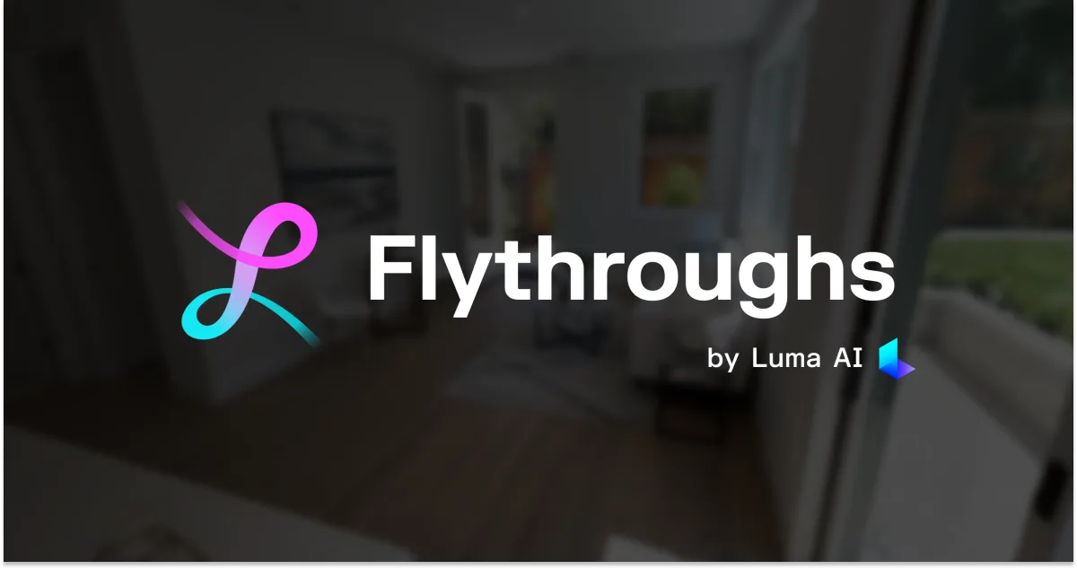 Сайт Flythroughs by Luma AI