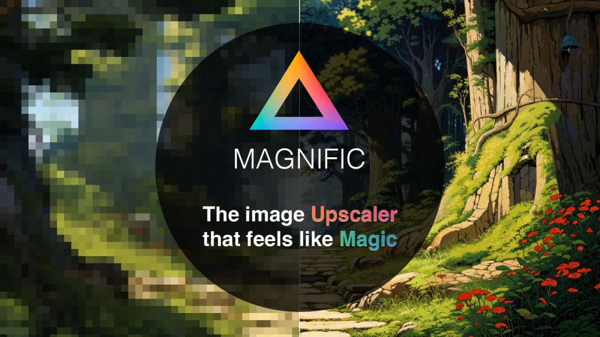 Сайт Magnific AI