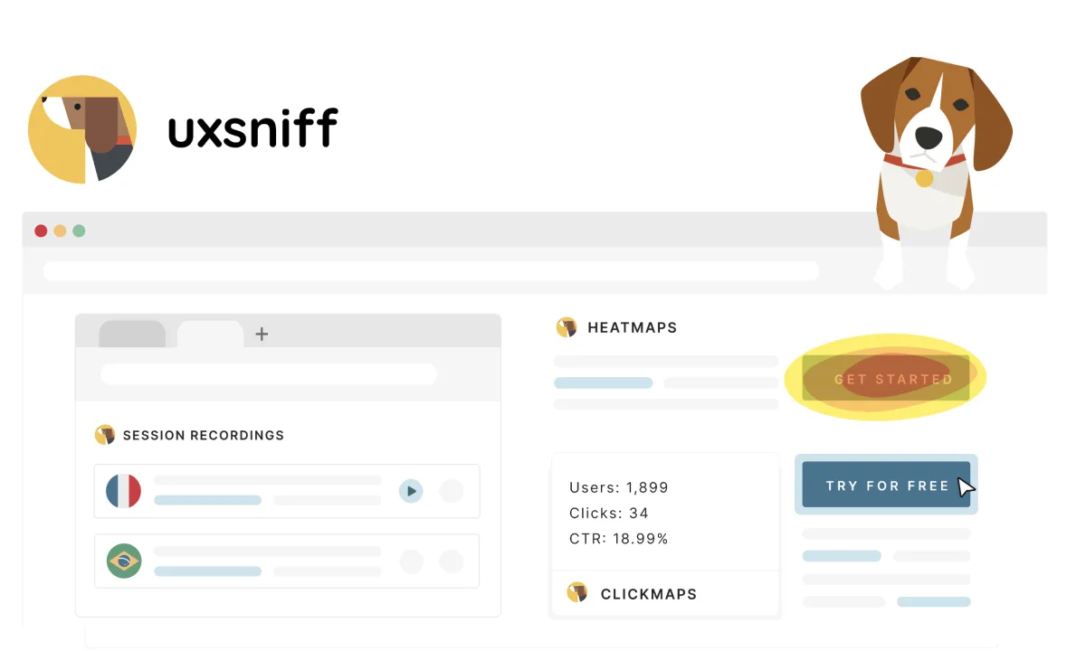 Сайт UXSniff