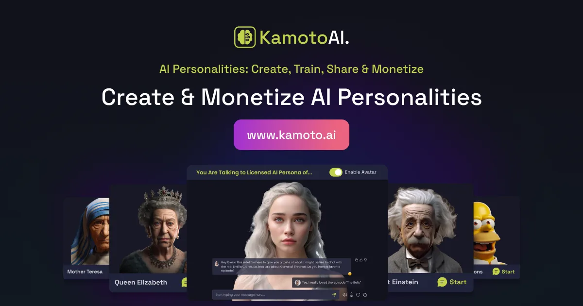 Сайт Kamoto.AI