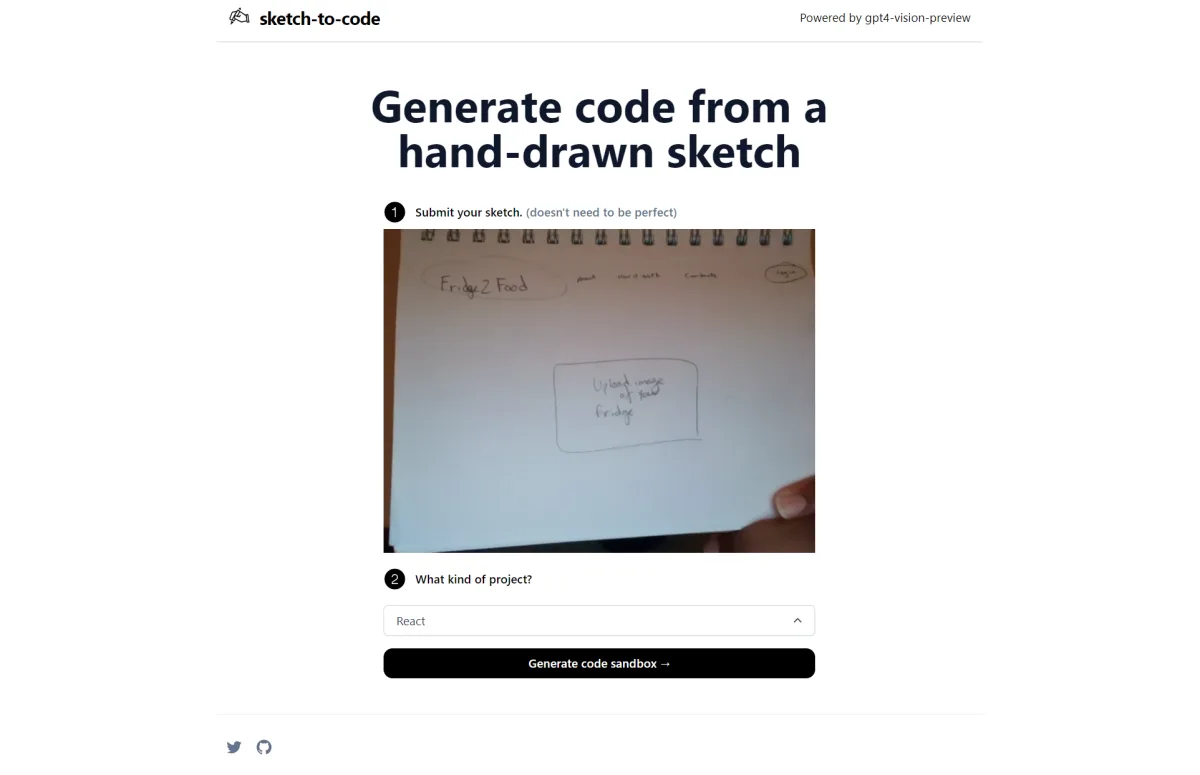 Сайт Sketch2App