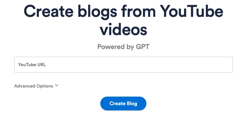 Сайт Video To Blog