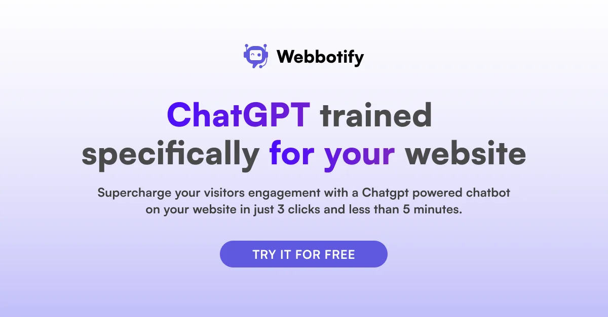 Сайт Webbotify