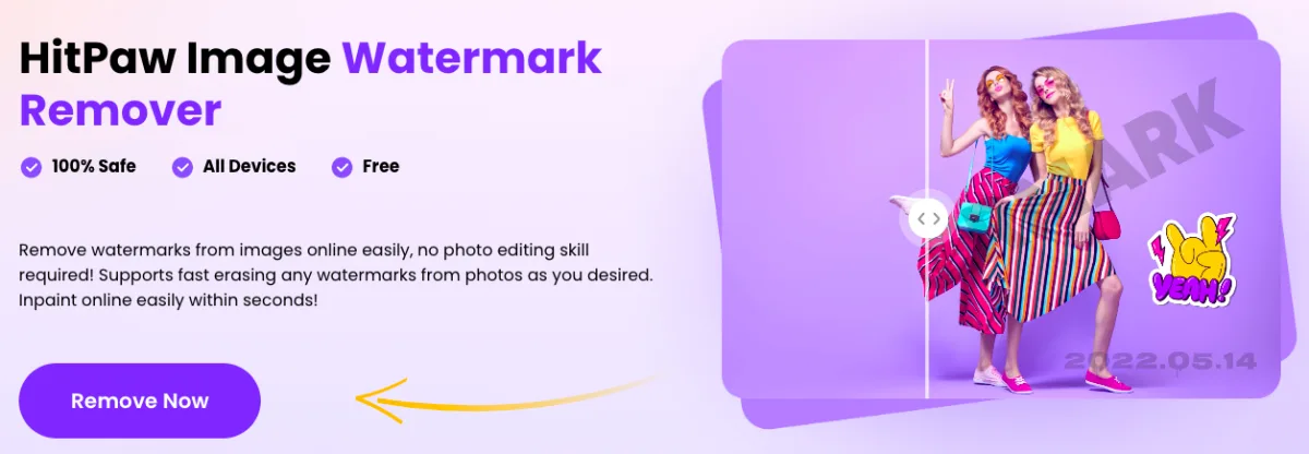 Сайт HitPaw Watermark Remover