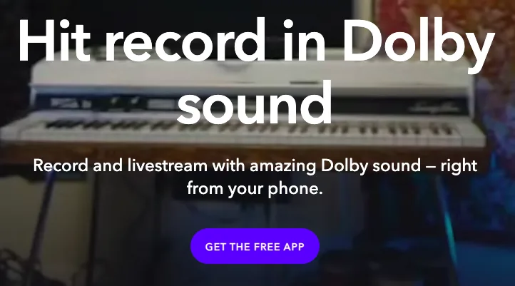 Сайт Dolby On