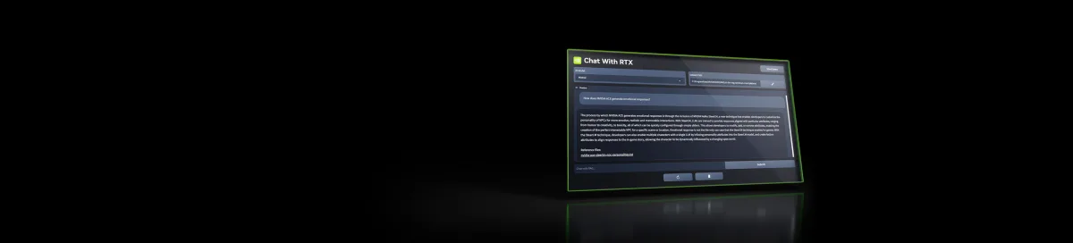 Сайт Chat with RTX