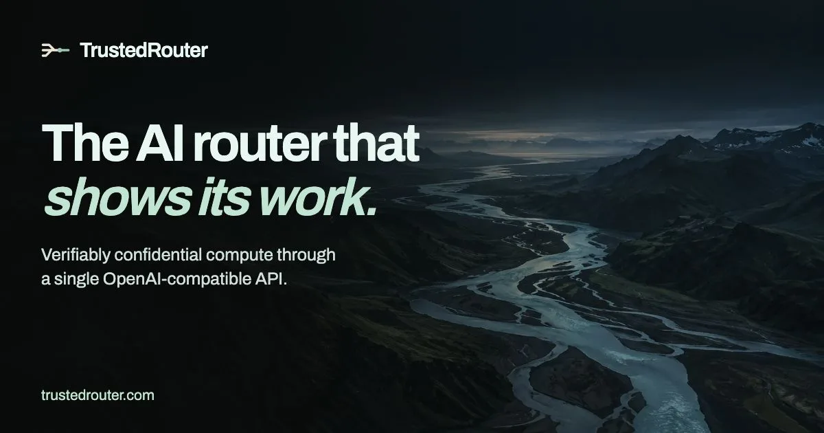 Сайт TrustedRouter