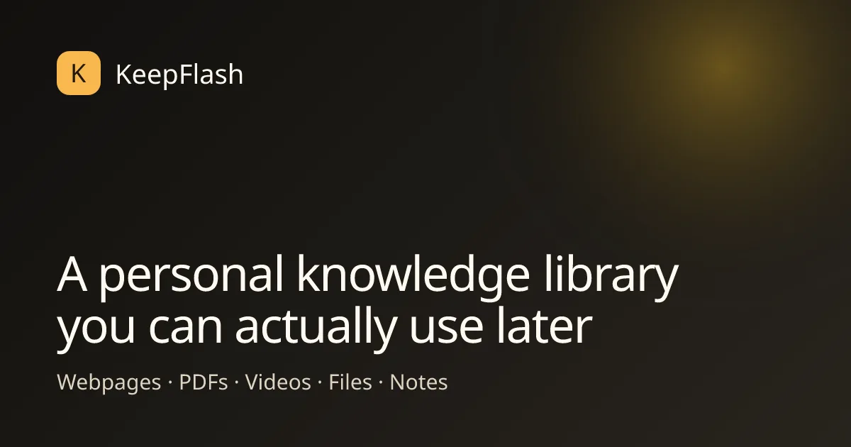 Сайт KeepFlash