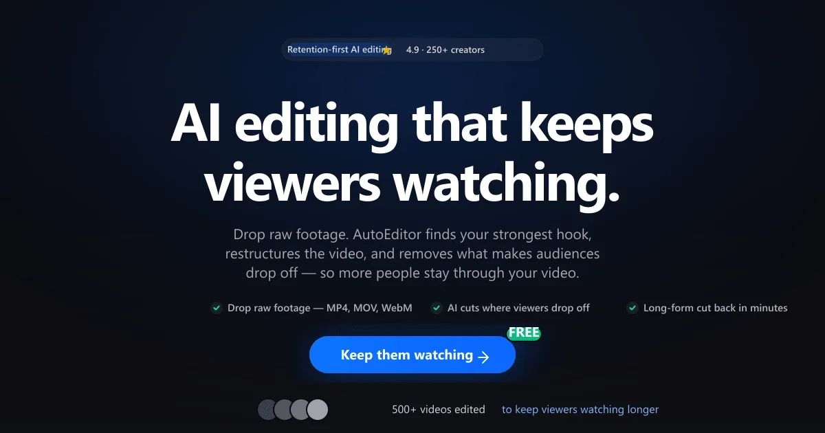 Сайт AutoEditor
