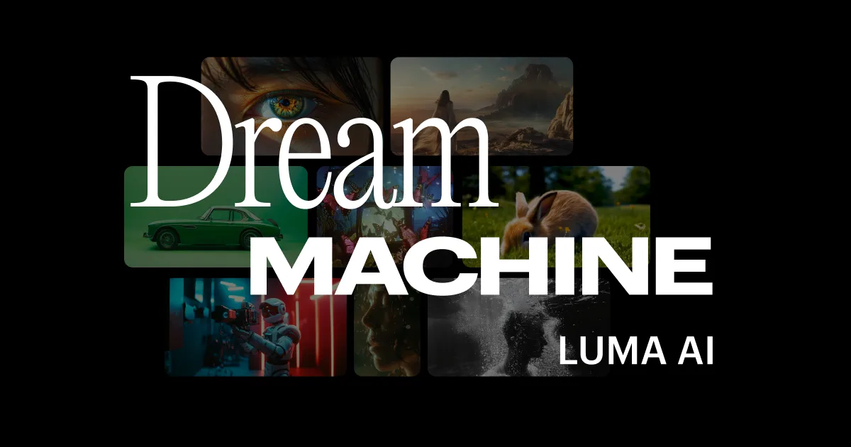 Сайт Luma Dream Machine 1.5