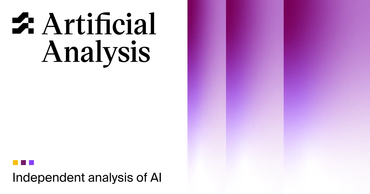 Сайт Artificial Analysis