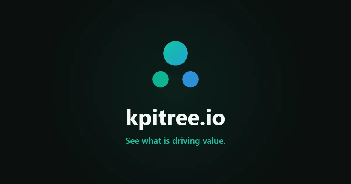 Сайт KPI Tree Builder