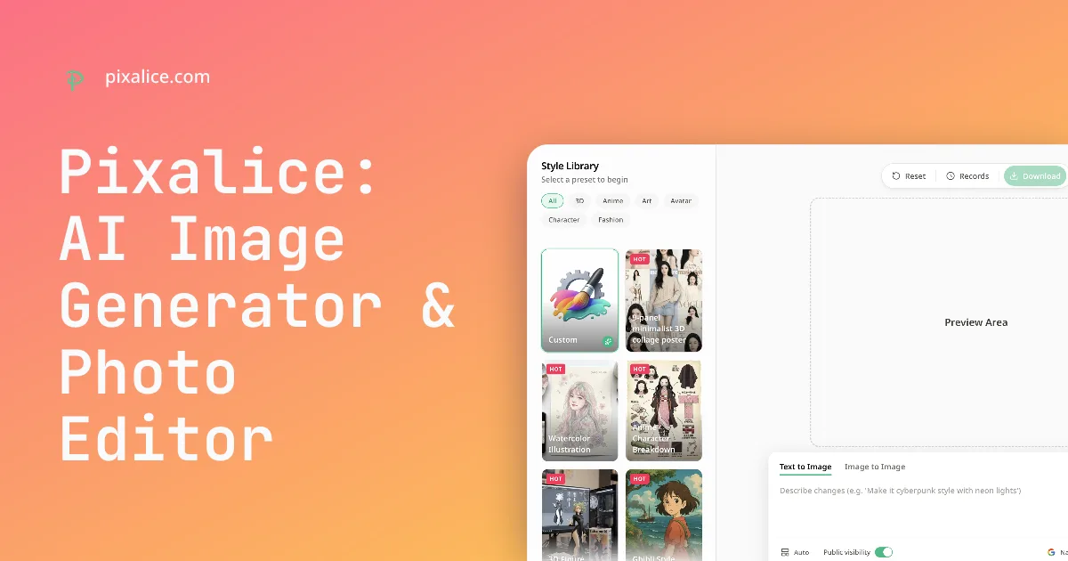 Сайт Pixalice