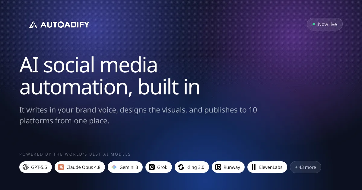 Сайт Autoadify