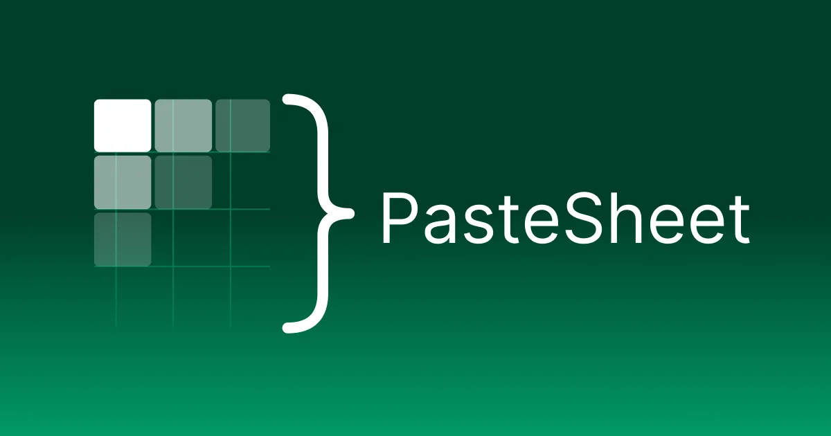 Сайт PasteSheet