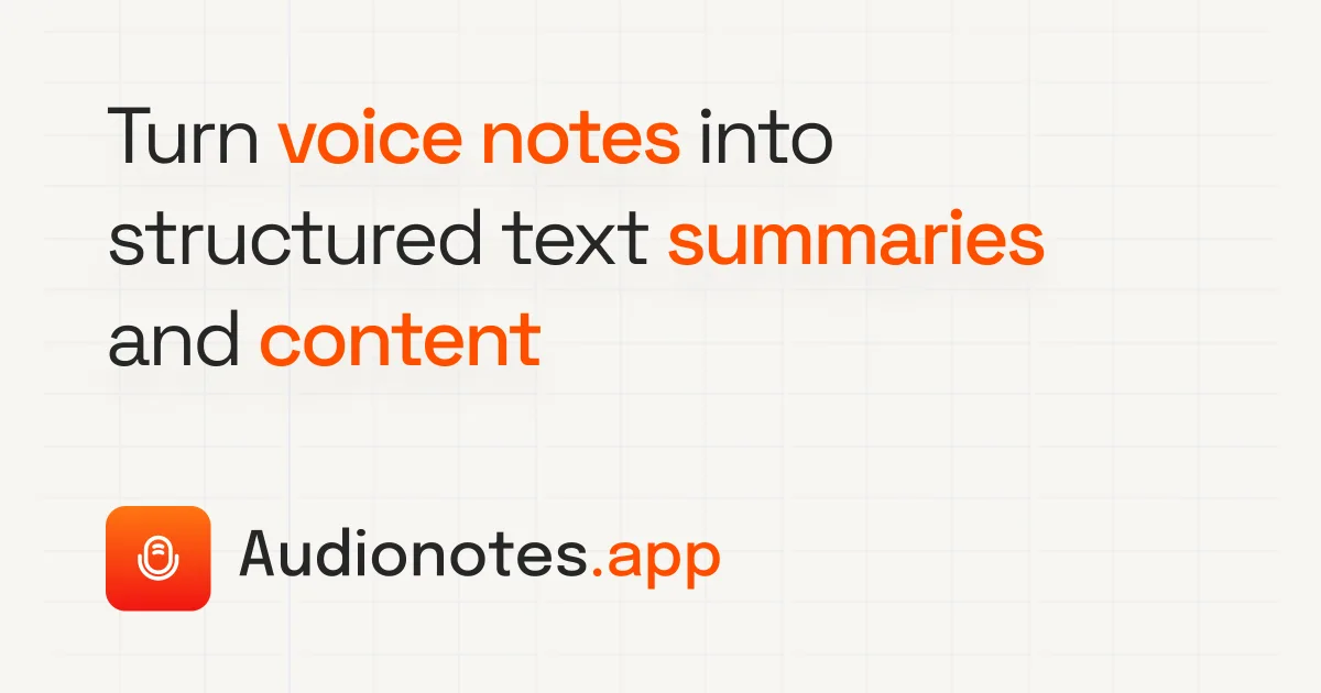 Сайт AudioNotes