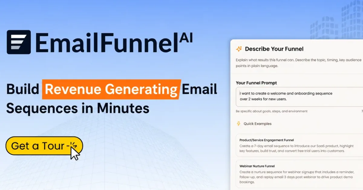 Сайт EmailFunnelAI