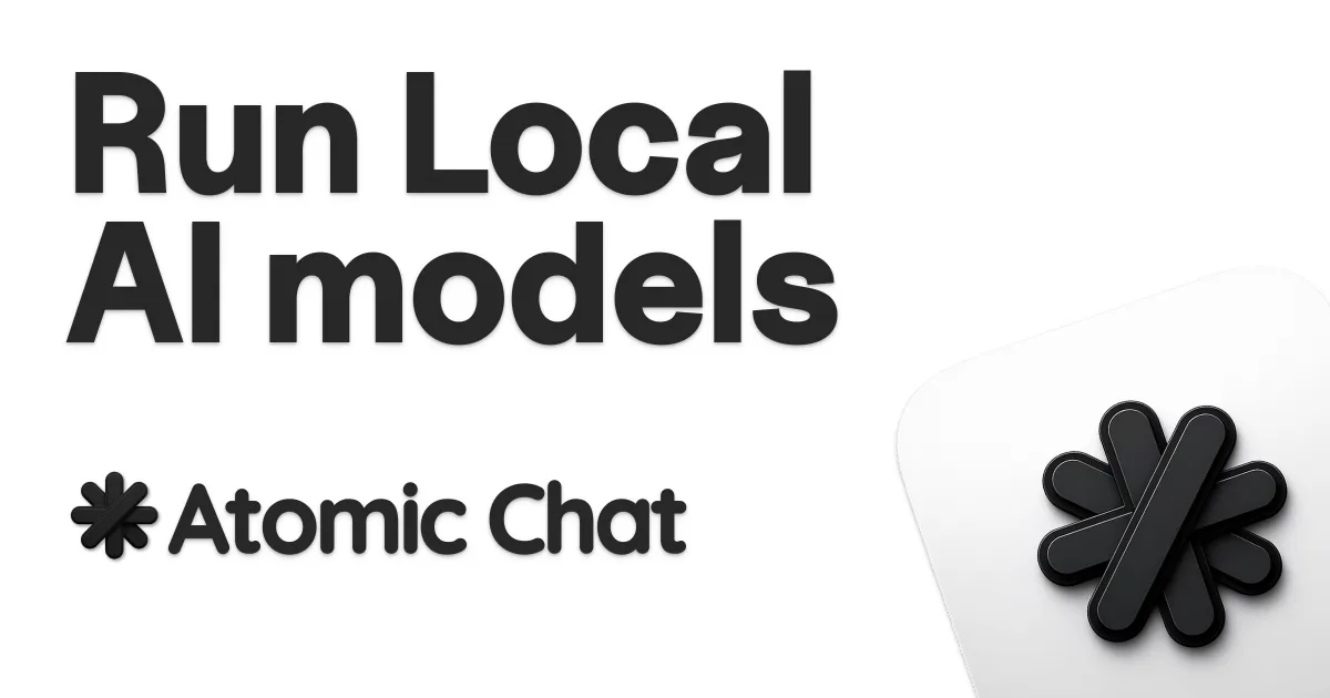 Сайт Atomic Chat