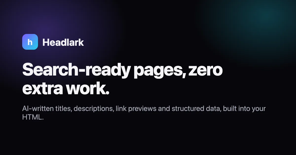Сайт Headlark