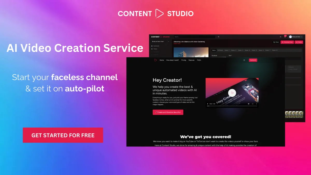 Сайт Content Studio