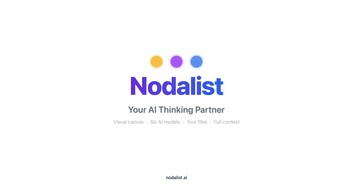 Сайт Nodalist AI