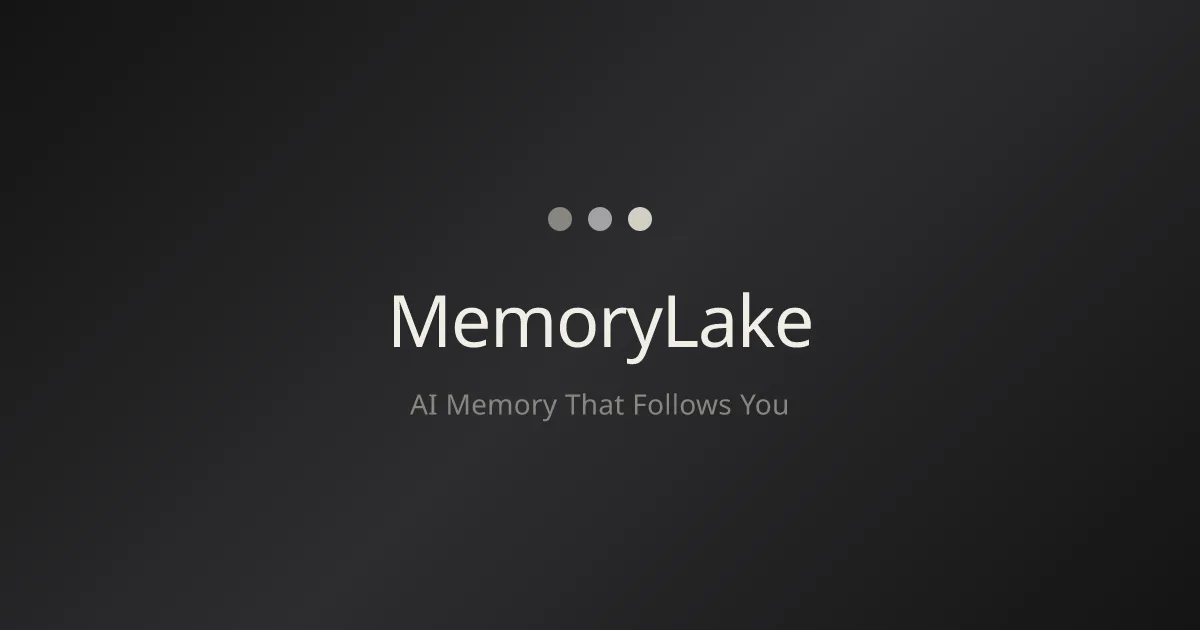 Сайт MemoryLake